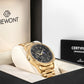 Herrenuhr Giewont Chronograph Saphir Gold Schwarz GW9460-B4