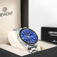 Zegarek Męski Giewont Chronograph Sapphire Srebrno Niebieski GW7290-B3