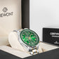 Herrenuhr Giewont Chronograph Saphir Silber Grün GW7290-B7