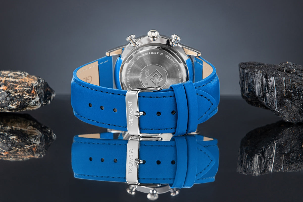Giewont Herrenuhr Chronograph Saphir Blau GW5630-A5