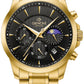 Herrenuhr Giewont Chronograph Saphir Gold Schwarz GW9460-B4