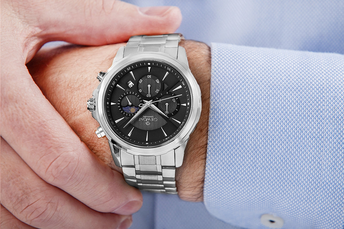 Giewont Chronograph Sapphire Men's Watch Silver GW9460-B2