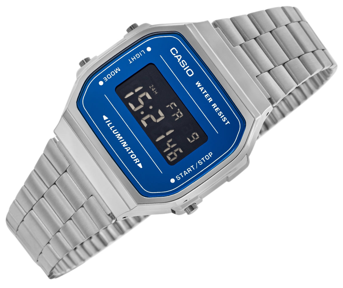 Herrenuhr CASIO VINTAGE A168WEM-2BEF + BOX
