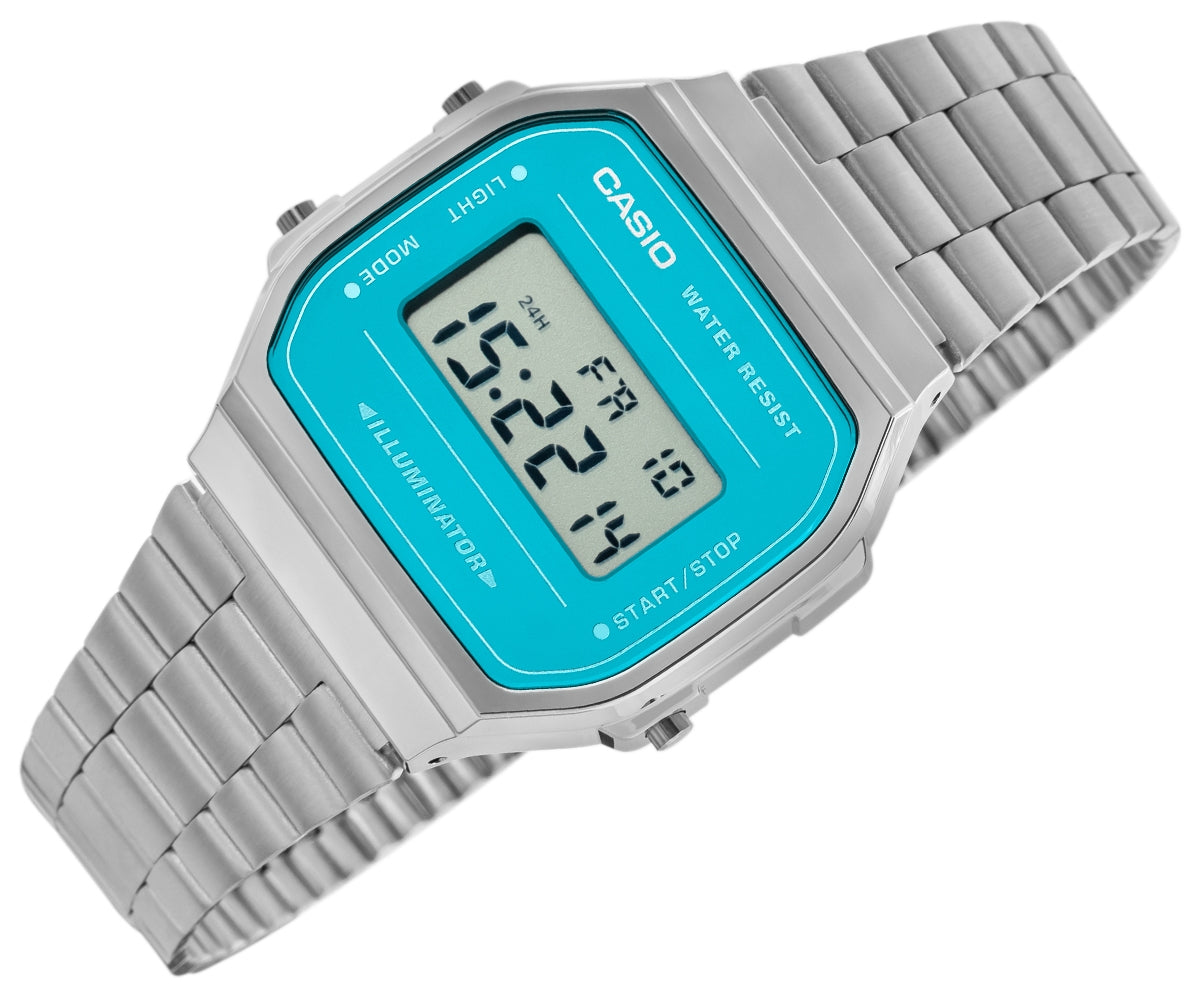 Herrenuhr CASIO VINTAGE A168WEM-2EF + BOX