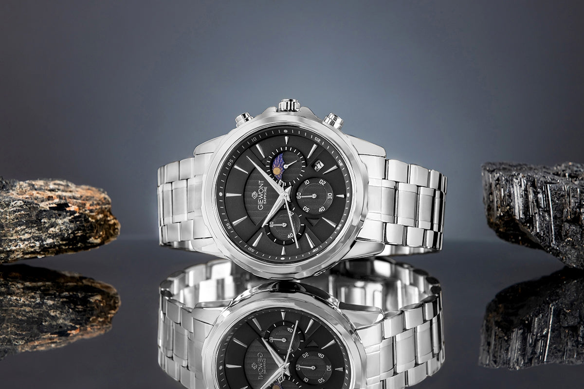 Giewont Chronograph Sapphire Men's Watch Silver GW9460-B2