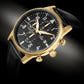 Zegarek Męski Giewont Chronograph Sapphire Czarno Złoty GW5630-A4