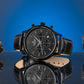 Men's Watch Giewont Chronograph Sapphire Black GW6310-A1