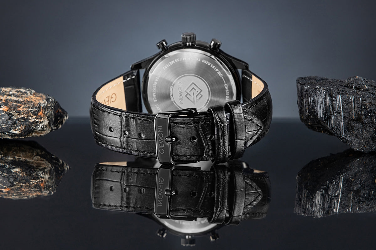 Men's Watch Giewont Chronograph Sapphire Black GW6310-A1