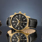 Zegarek Męski Giewont Chronograph Sapphire Czarno Złoty GW5630-A4