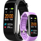 Smartwatch GIEWONT Czarno Jasnofioletowy 2 Paski GW200-8