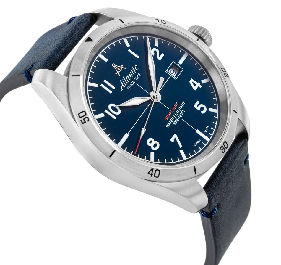 Herrenuhr Atlantic Seaflight 70351.41.55 + BOX