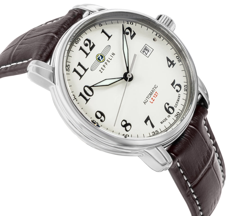 Zegarek Męski ZEPPELIN Automatic LZ 127 7656-5 + BOX