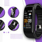Smartwatch GIEWONT Czarno Fioletowy 2 Paski GW200-3