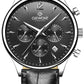 Giewont Herrenuhr Chronograph Saphir Schwarz Silber GW6310-A2