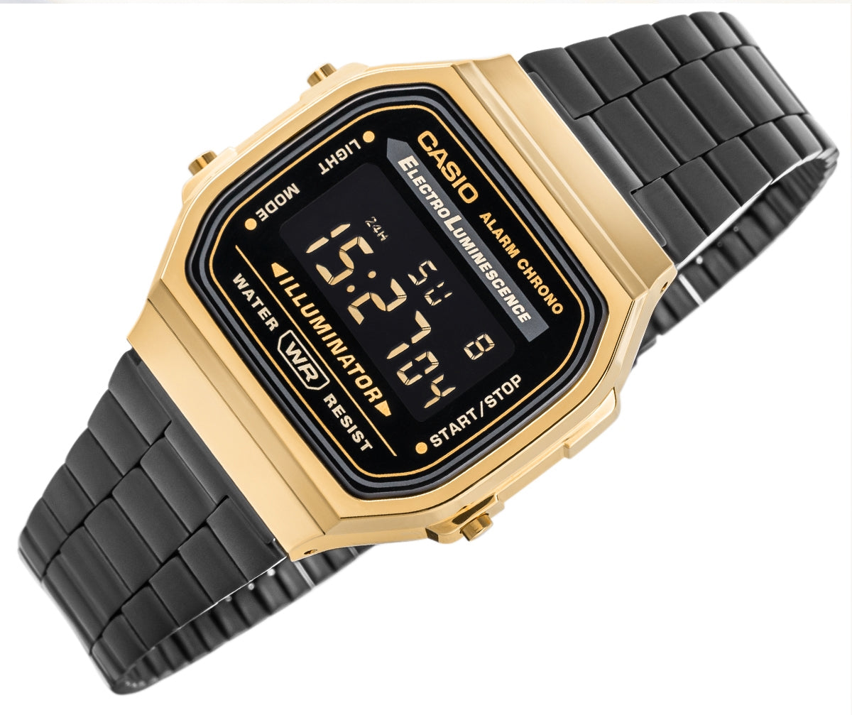 Herrenuhr CASIO Vintage A168WEGB-1BEF + BOX