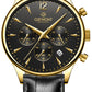 Zegarek Męski Giewont Chronograph Sapphire Czarno Złoty GW6310-A4
