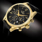 Zegarek Męski Giewont Chronograph Sapphire Czarno Złoty GW6310-A4