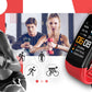 Smartwatch GIEWONT Czarno Czerwony 2 Paski GW200-1