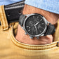 Giewont Herrenuhr Chronograph Saphir Schwarz Silber GW6310-A2