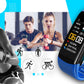Smartwatch GIEWONT Czarno Niebieski 2 Paski GW200-7