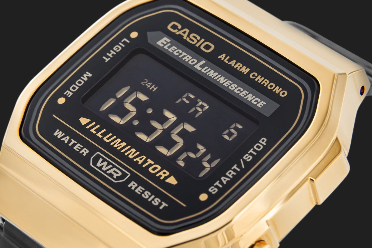 Herrenuhr CASIO Vintage A168WEGB-1BEF + BOX