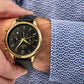 Zegarek Męski Giewont Chronograph Sapphire Czarno Złoty GW6310-A4