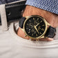 Zegarek Męski Giewont Chronograph Sapphire Czarno Złoty GW6310-A4