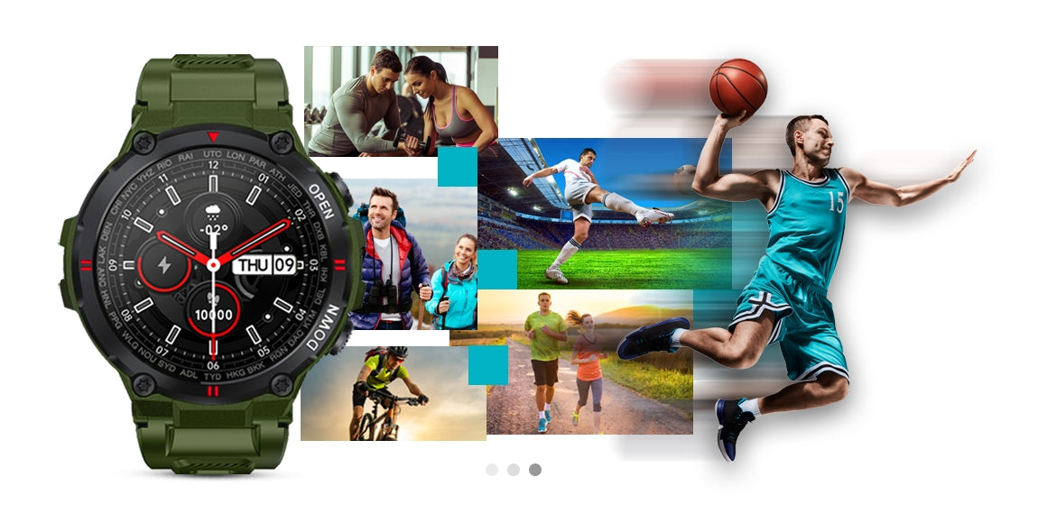 Smartwatch GIEWONT Zielony GW430-3