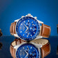 Herrenuhr Giewont Chronograph Saphir Braun-Blau GW3520-A5