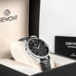 Giewont Herrenuhr Chronograph Saphir Schwarz Silber GW6310-A2
