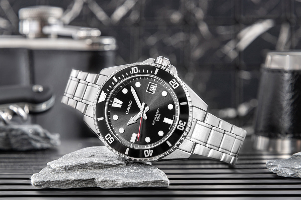 Zegarek Męski CASIO MDV-10D-1A1VEF + BOX