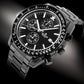 Giewont Men's Chronograph Sapphire Watch Black GW8720-B1