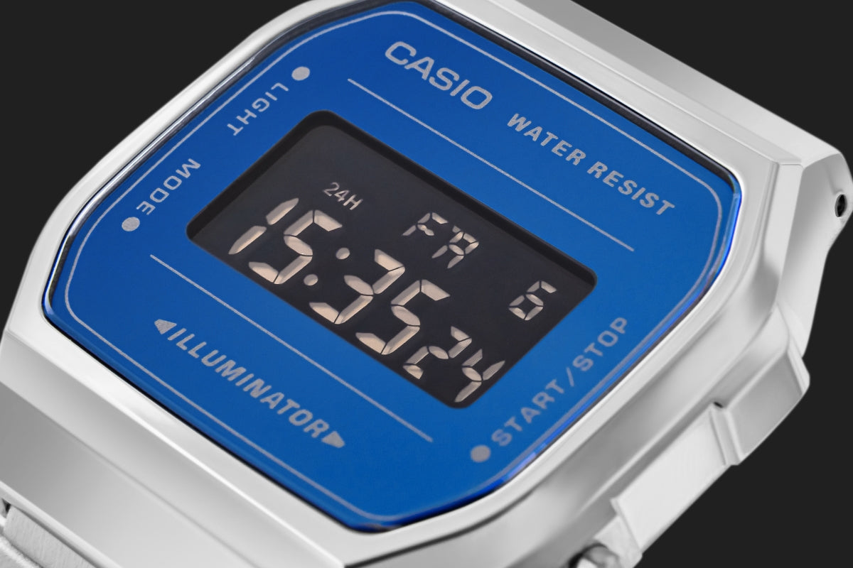 Herrenuhr CASIO VINTAGE A168WEM-2BEF + BOX