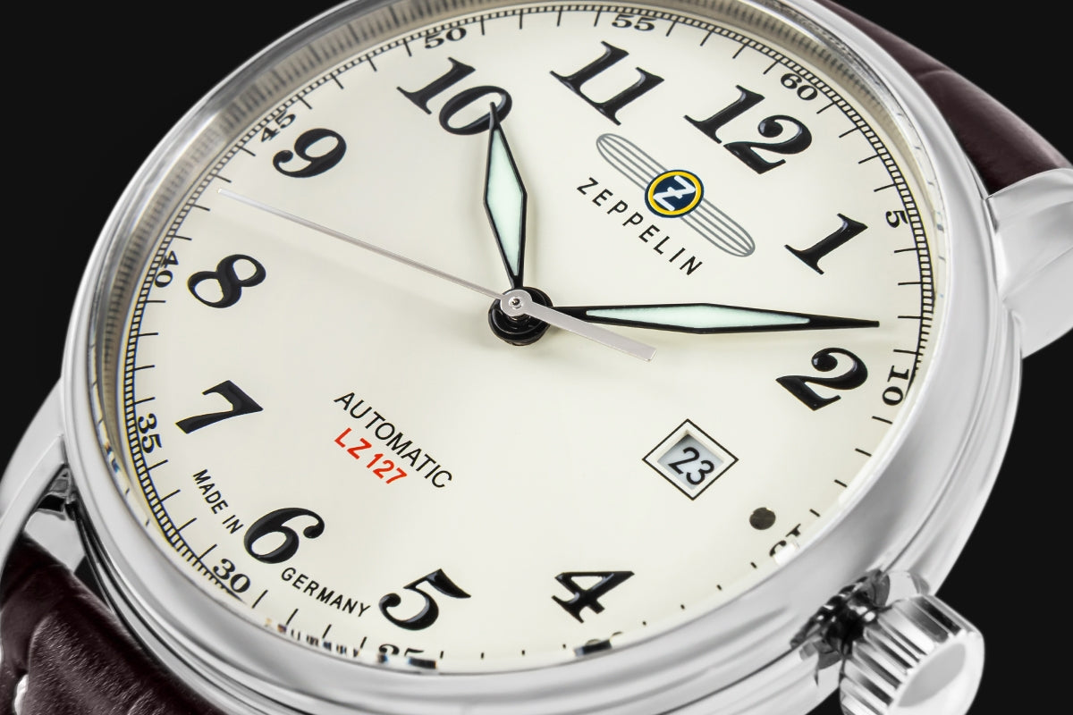 Zegarek Męski ZEPPELIN Automatic LZ 127 7656-5 + BOX