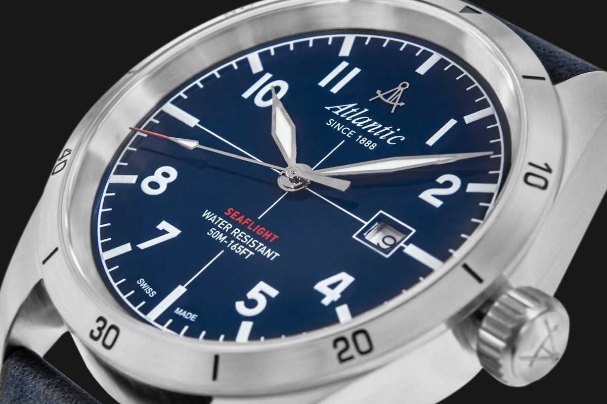 Herrenuhr Atlantic Seaflight 70351.41.55 + BOX
