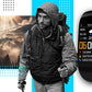 Smartwatch GIEWONT Czarno Niebieski 2 Paski GW200-7