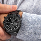 Giewont Men's Chronograph Sapphire Watch Black GW8720-B1