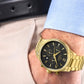 Herrenuhr Giewont Chronograph Saphir Gold Schwarz GW6310-B4