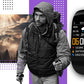 Smartwatch GIEWONT Czarno Fioletowy 2 Paski GW200-3
