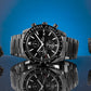Giewont Men's Chronograph Sapphire Watch Black GW8720-B1