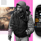 Smartwatch GIEWONT Czarno Różowy 2 Paski GW200-4
