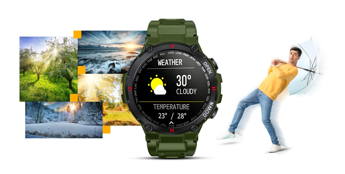Smartwatch GIEWONT Zielony GW430-3