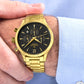 Herrenuhr Giewont Chronograph Saphir Gold Schwarz GW6310-B4