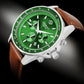 Zegarek Męski Giewont Chronograph Sapphire Brązowo Zielony GW3520-A6
