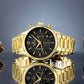 Herrenuhr Giewont Chronograph Saphir Gold Schwarz GW6310-B4