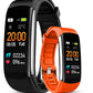 Smartwatch GIEWONT Czarno Pomarańczowy 2 Paski GW200-9