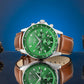 Zegarek Męski Giewont Chronograph Sapphire Brązowo Zielony GW3520-A6