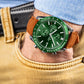 Herrenuhr Giewont Chronograph Saphir Braun-Grün GW8720-A3