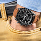 Herrenuhr Giewont Chronograph Saphir Braun-Schwarz GW8720-A1