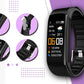 Smartwatch GIEWONT Czarno Jasnofioletowy 2 Paski GW200-8